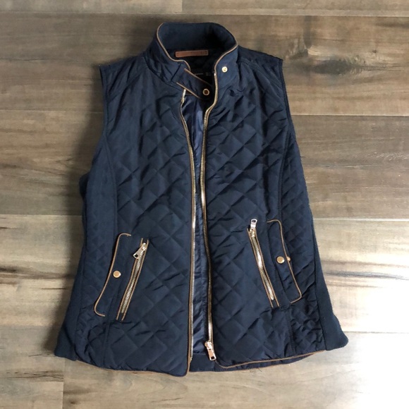 zara quilted vest